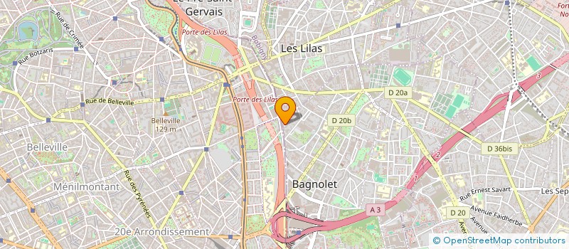 localisation de l'entreprise MONSIEUR ELYAS TIGRE  LES LILAS