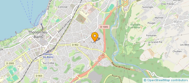 localisation de l'entreprise MONSIEUR ELYASA DEMIRCAN à THONON-LES-BAINS