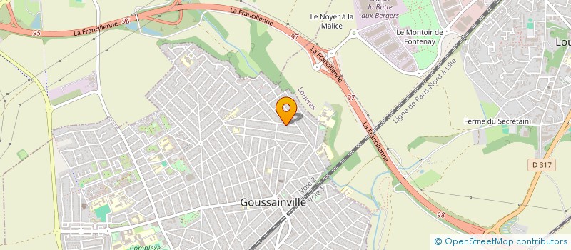 localisation de l'entreprise MONSIEUR ELYASIR ABDOU  GOUSSAINVILLE