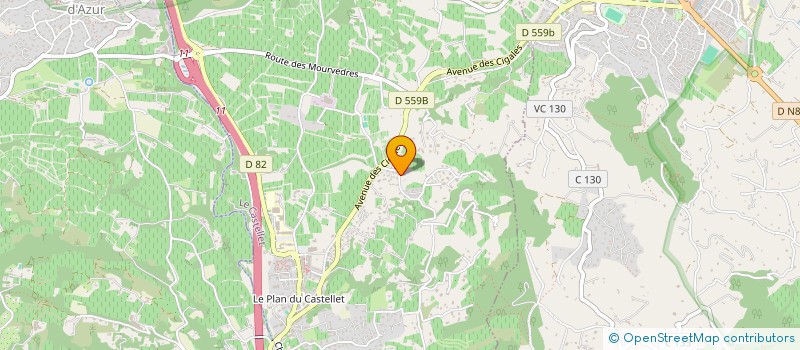 localisation de l'entreprise MONSIEUR ELYASS CHAHIDI à LE CASTELLET