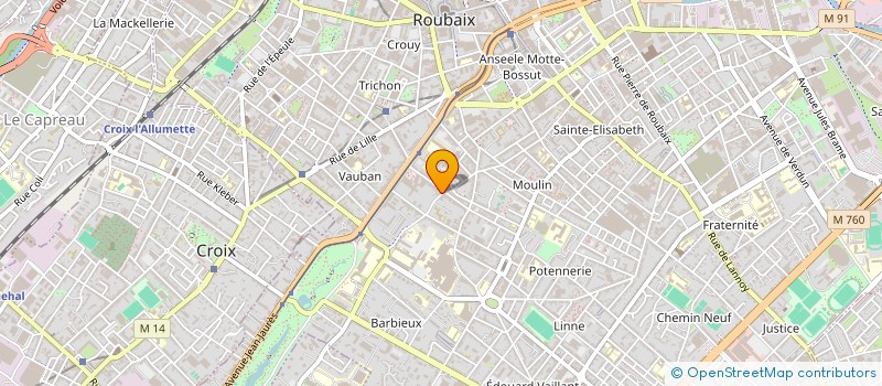 localisation de l'entreprise MONSIEUR ELYASS KIOUAS  ROUBAIX