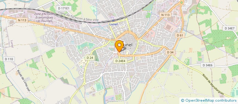 localisation de l'entreprise MONSIEUR ELYASS TAKOULI à LUNEL