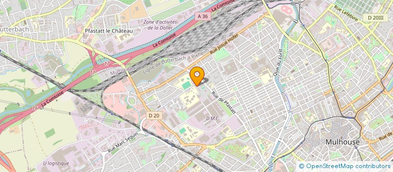 localisation de l'entreprise MONSIEUR ELYASSE BOULEDJOUIDJA  MULHOUSE