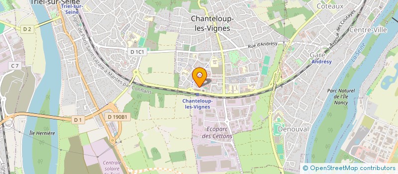 localisation de l'entreprise MONSIEUR ELYASSE RJAFELLAH  CHANTELOUP-LES-VIGNES