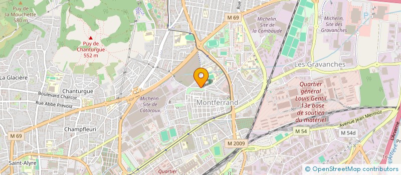 localisation de l'entreprise MONSIEUR ELYASSMINE M'BARKI  CLERMONT-FERRAND