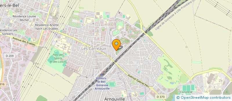 localisation de l'entreprise MONSIEUR ELYAZID ATTOU  GONESSE