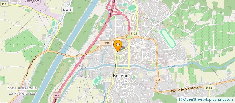 localisation de l'entreprise MONSIEUR ELYES ABDALLAHH KWAKEB  BOLLENE