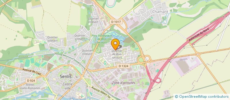 localisation de l'entreprise MONSIEUR ELYES AMMAR  SENLIS