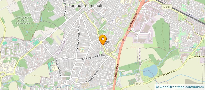 localisation de l'entreprise MONSIEUR ELYES BELAZI à PONTAULT-COMBAULT