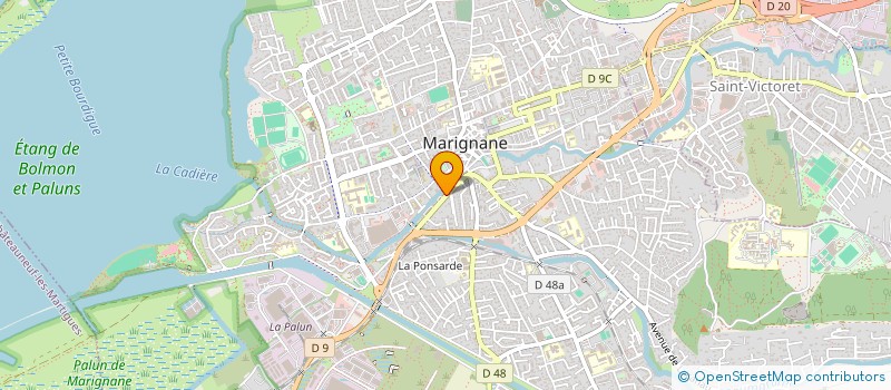 localisation de l'entreprise MONSIEUR ELYES BOUDHAOUIA à MARIGNANE