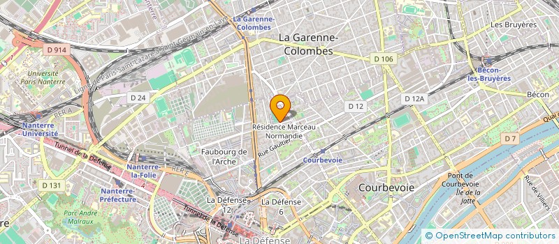 localisation de l'entreprise MONSIEUR ELYES EL BOUCHTAOUI à COURBEVOIE