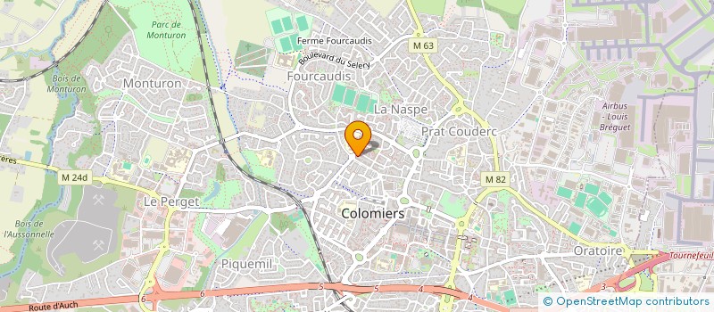 localisation de l'entreprise MONSIEUR ELYES GUESMI à COLOMIERS