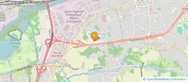 localisation de l'entreprise MONSIEUR ELYES HAMMADOU  SAINT-THIBAULT-DES-VIGNES