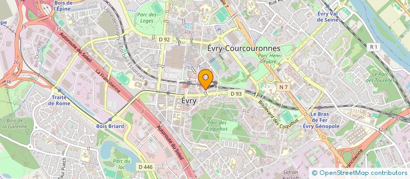 localisation de l'entreprise MONSIEUR ELYES JAFFEL à EVRY-COURCOURONNES