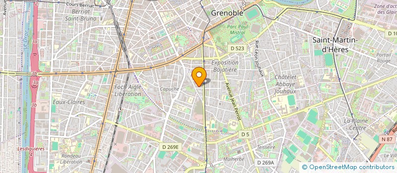 localisation de l'entreprise MONSIEUR ELYES KANNI HAYANI à GRENOBLE