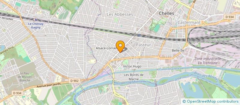 localisation de l'entreprise MONSIEUR ELYES KEFI  CHELLES