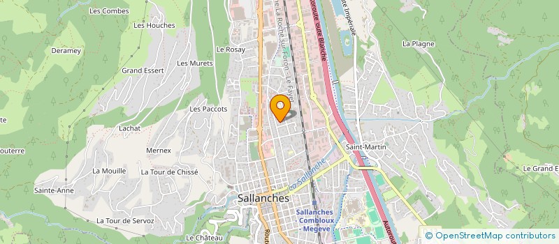 localisation de l'entreprise MONSIEUR ELYES MECHEGUEG  SALLANCHES