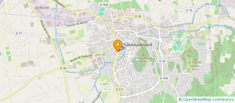 localisation de l'entreprise MONSIEUR ELYES MELLOUK  CHATEAURENARD