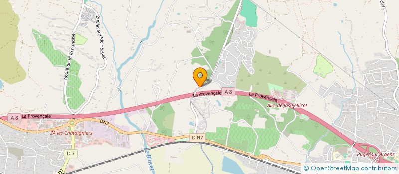 localisation de l'entreprise MONSIEUR ELYES OUTILI  PUGET-SUR-ARGENS