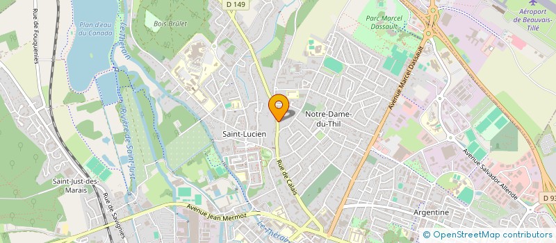 localisation de l'entreprise MONSIEUR ELYES SALAH  BEAUVAIS