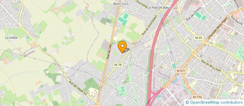 localisation de l'entreprise MONSIEUR ELYES TITI à RONCQ