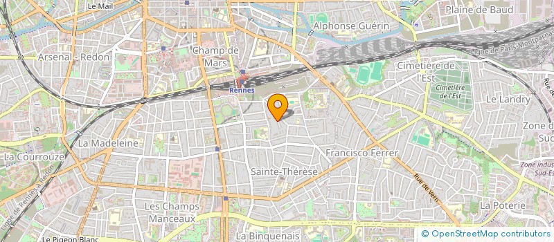 localisation de l'entreprise MONSIEUR ELYOUN AUVRAY  RENNES