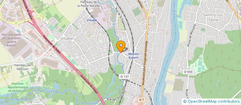 localisation de l'entreprise MONSIEUR ELYSE LECOINTE à CORBEIL-ESSONNES