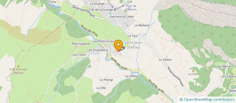 localisation de l'entreprise MONSIEUR ELYSEE BORJON  SAINT SORLIN D'ARVES