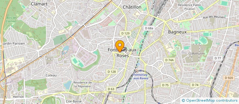 localisation de l'entreprise MONSIEUR ELYSEE ZIO DIAKITE à FONTENAY-AUX-ROSES