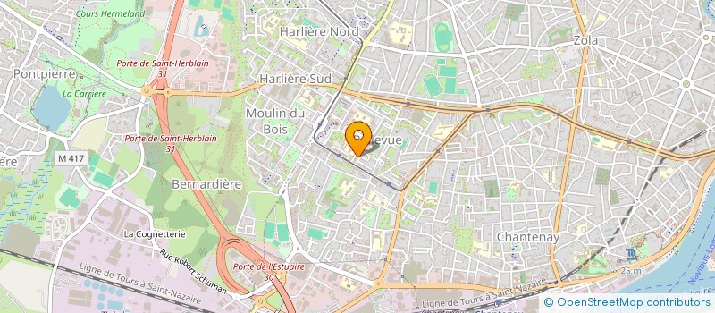localisation de l'entreprise MONSIEUR EMAD YAHYA à NANTES