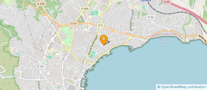 localisation de l'entreprise MONSIEUR EMAICK CUSNIEUX à LA CIOTAT