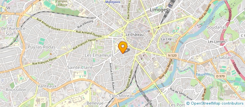 localisation de l'entreprise MONSIEUR EMAL ABDERRAHIMZAI à LIMOGES