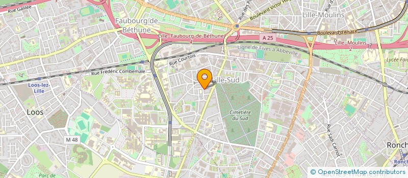 localisation de l'entreprise MONSIEUR EMAL HABIBI à LILLE