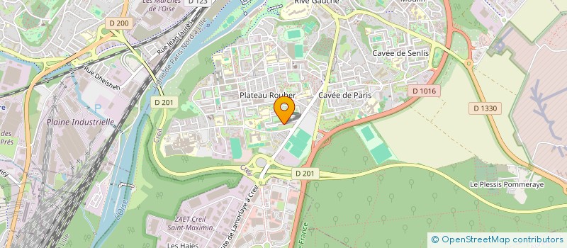 localisation de l'entreprise MONSIEUR EMAM NASERI  CREIL