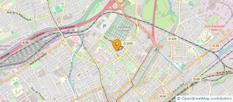 localisation de l'entreprise MONSIEUR EMAN KHELLOUS  MULHOUSE