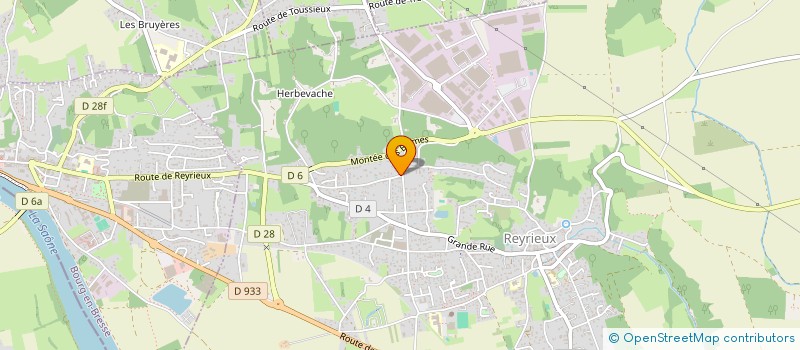 localisation de l'entreprise MONSIEUR EMANUEL ARAVECCHIA à REYRIEUX