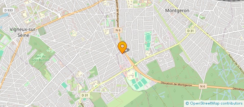 localisation de l'entreprise MONSIEUR EMANUEL BORGES RANIERI  MONTGERON