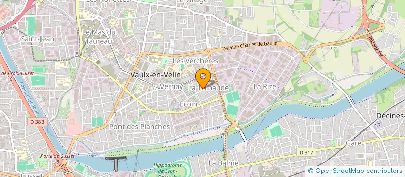 localisation de l'entreprise MONSIEUR EMANUEL COVACIU  VAULX-EN-VELIN