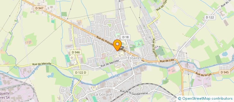 localisation de l'entreprise MONSIEUR EMANUEL DA COSTA PEREIRA  ESTAIRES