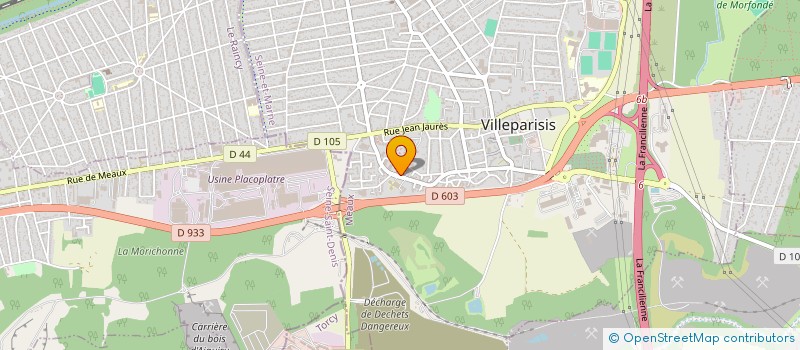 localisation de l'entreprise MONSIEUR EMANUEL DA SILVA CARVALHO  VILLEPARISIS