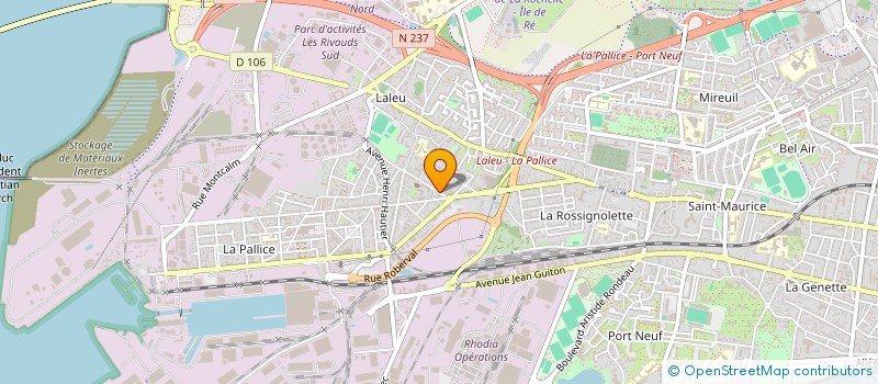 localisation de l'entreprise MONSIEUR EMANUEL DUPUIS  LA ROCHELLE