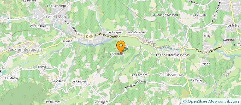 localisation de l'entreprise MONSIEUR EMANUEL GEOFFRAY  LE PERREON