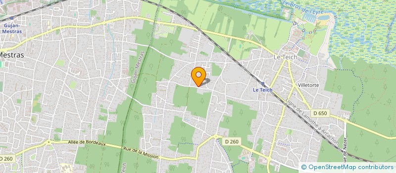 localisation de l'entreprise MONSIEUR EMANUEL GONCALVES  LE TEICH