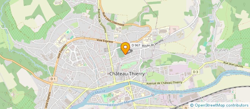 localisation de l'entreprise MONSIEUR EMANUEL GULIN à CHATEAU-THIERRY