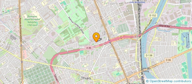 localisation de l'entreprise MONSIEUR EMANUEL HADAR  THIAIS