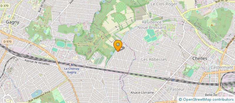 localisation de l'entreprise MONSIEUR EMANUEL-MARCEL MIRON  GAGNY