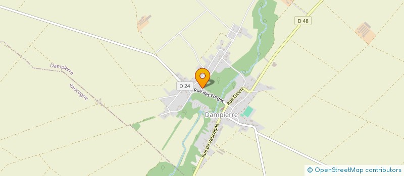 localisation de l'entreprise MONSIEUR EMANUEL MARCHAND  DAMPIERRE