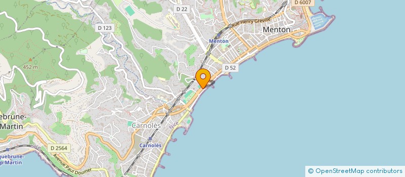 localisation de l'entreprise MONSIEUR EMANUEL PESTANA DA SILVA à MENTON