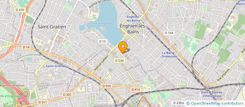 localisation de l'entreprise MONSIEUR EMANUEL SALGADO PEREIRA à ENGHIEN-LES-BAINS