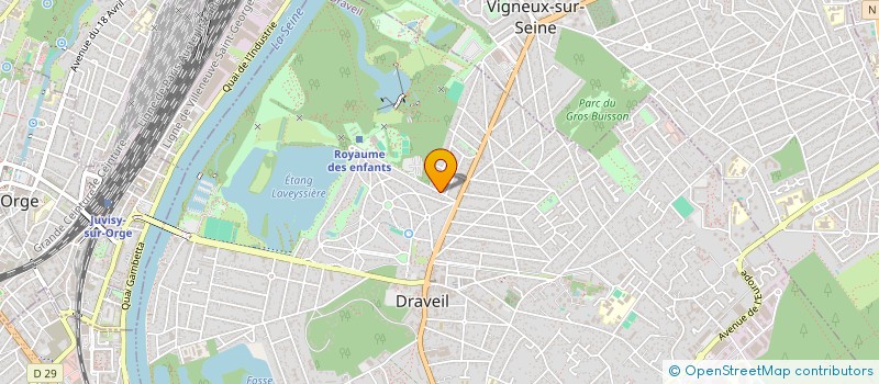 localisation de l'entreprise MONSIEUR EMANUEL SANCHES ANDRADE à DRAVEIL